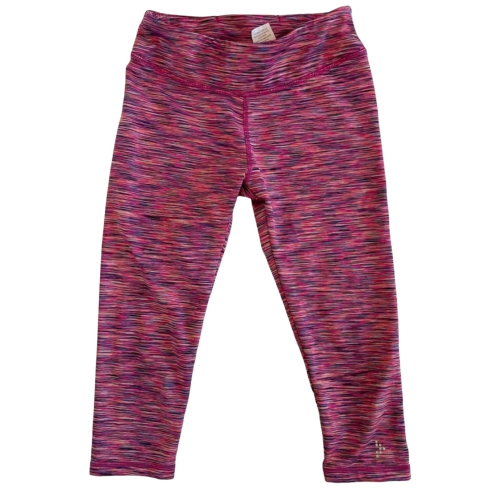 Gymboree Little Girls Gymgo Pink Space Dye Leggings size M (7-8)